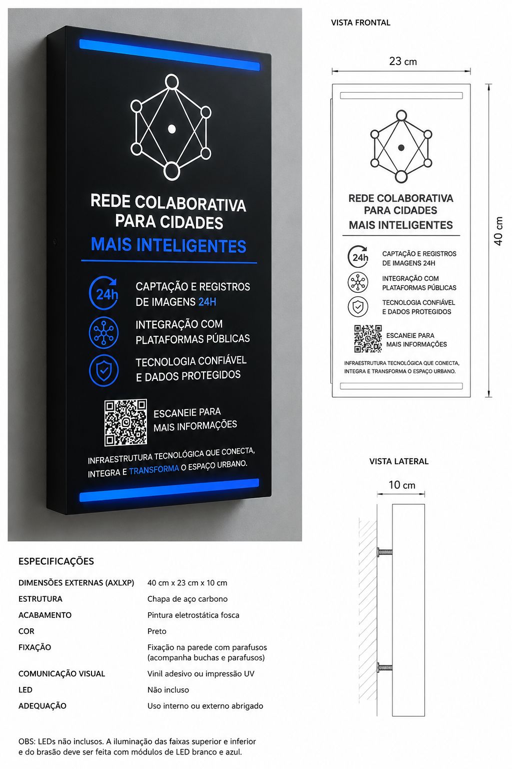 Especificação técnica do totem ADAS
